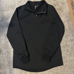 RISE Men's Black Quarter-Zip Sweater